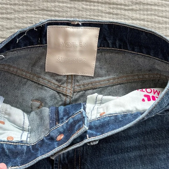 MOTHER Women's Flare Jeans in Dark Blue - Picture 6 of 7